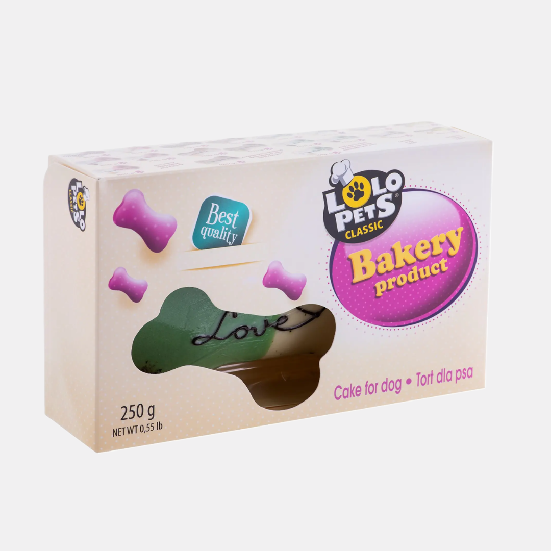 Pastel Galleta Para Perros "Love" Carne y Vegetales Lolo Pets 250 Gr