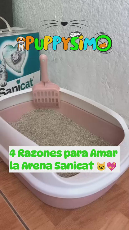 Arena Aglutinante para Gatos Sanicat Strong Clumps 7 KG