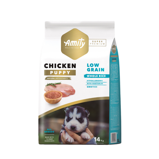 Amity de Pollo para Cachorro 14 kg