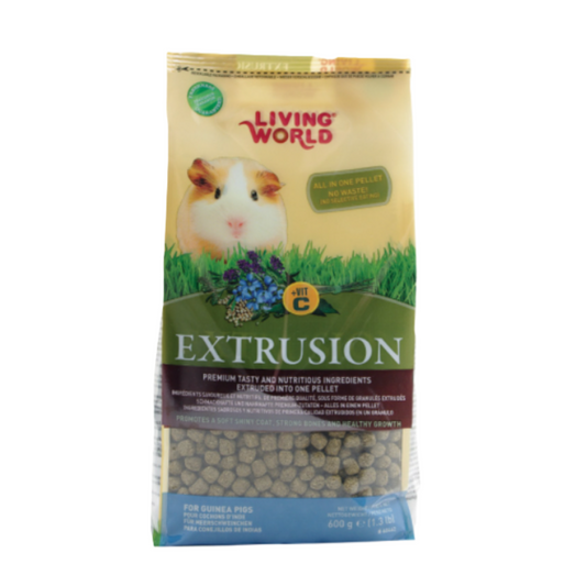 Alimento para Cobayos Extruido Living World 600 GR