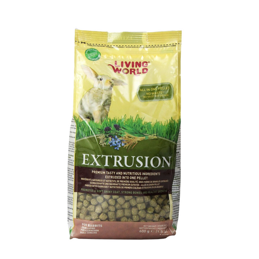 Alimento para Conejo Extruido Living World 600 GR