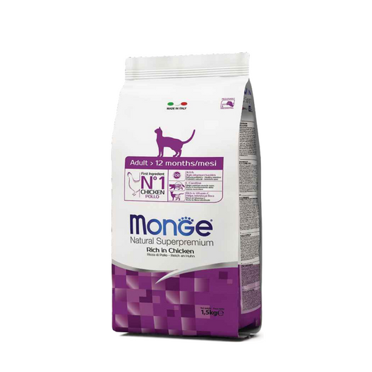 Monge Gato Adulto de Pollo 1,5 kg