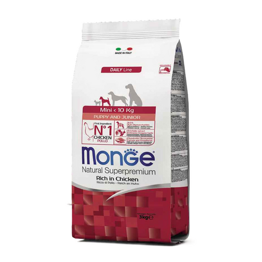 Monge Pollo Mini Puppy Razas Pequeñas 3 kg