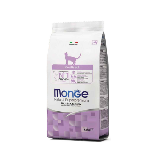 Monge Gato Esterilizado de Pollo 1,5 kg