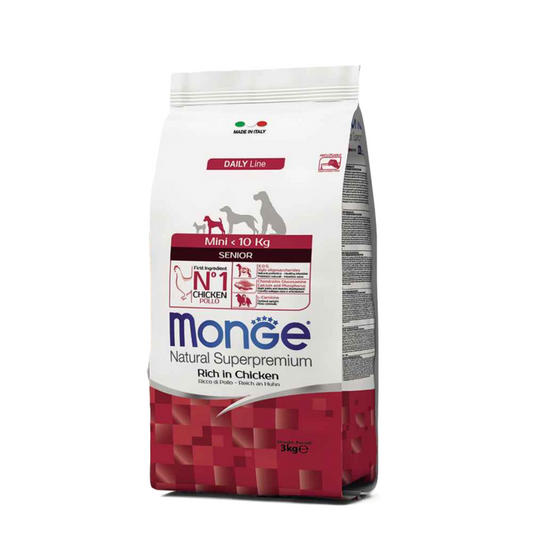 Monge Pollo Mini Senior Razas Pequeñas 3 kg