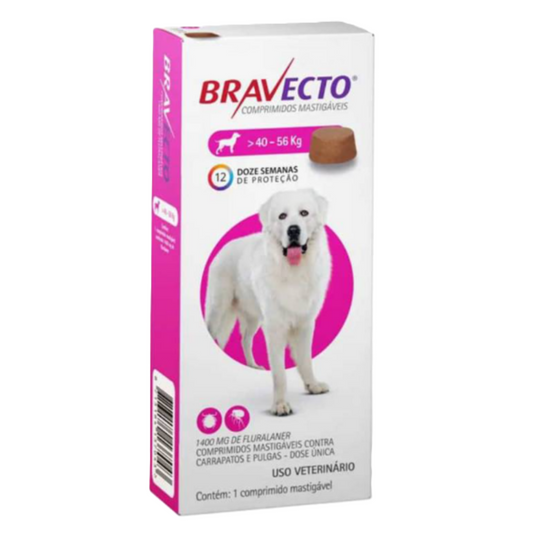 Bravecto Perros de 40 a 56 KG (1400mg)