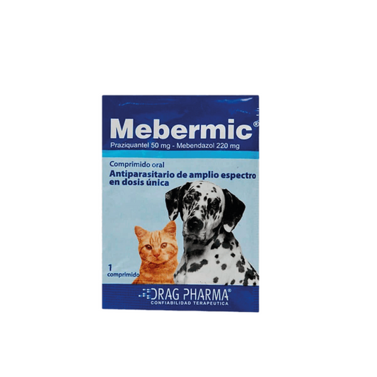 Mebermic Antiparasitario Interno Perros Y Gatos 1 Comp