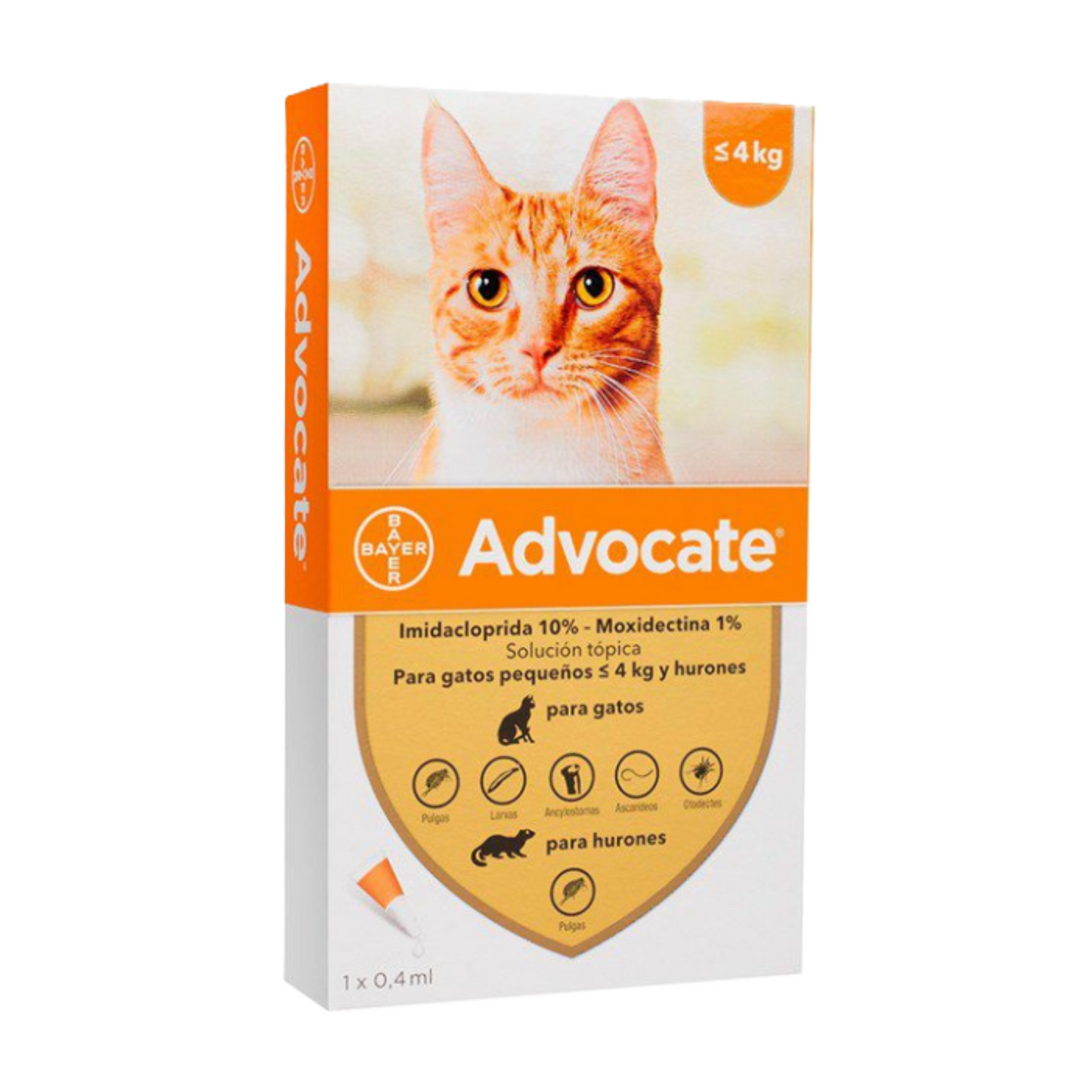 Advocate Pipeta para Gatos hasta 4KG