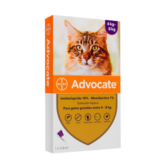 Advocate Pipeta para Gatos de 4 a 8KG