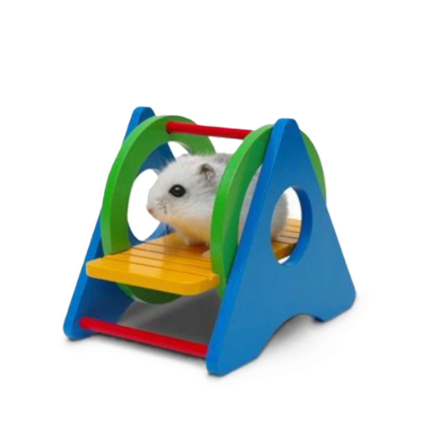 Juguete Columpio de Madera para Hamster Living World