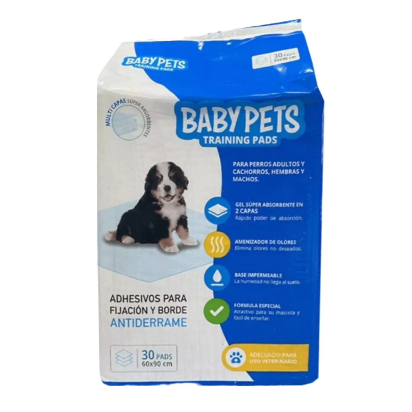 Sabanillas Grandes Training Pads  Baby Pets - 30 Unidades