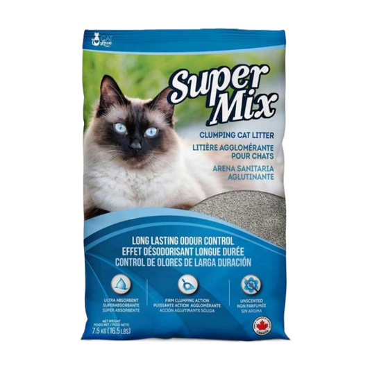 Arena Aglutinante para gatos Super Mix 7,5 KG