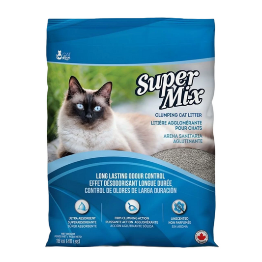 Arena Aglutinante para gatos Super Mix 18 KG