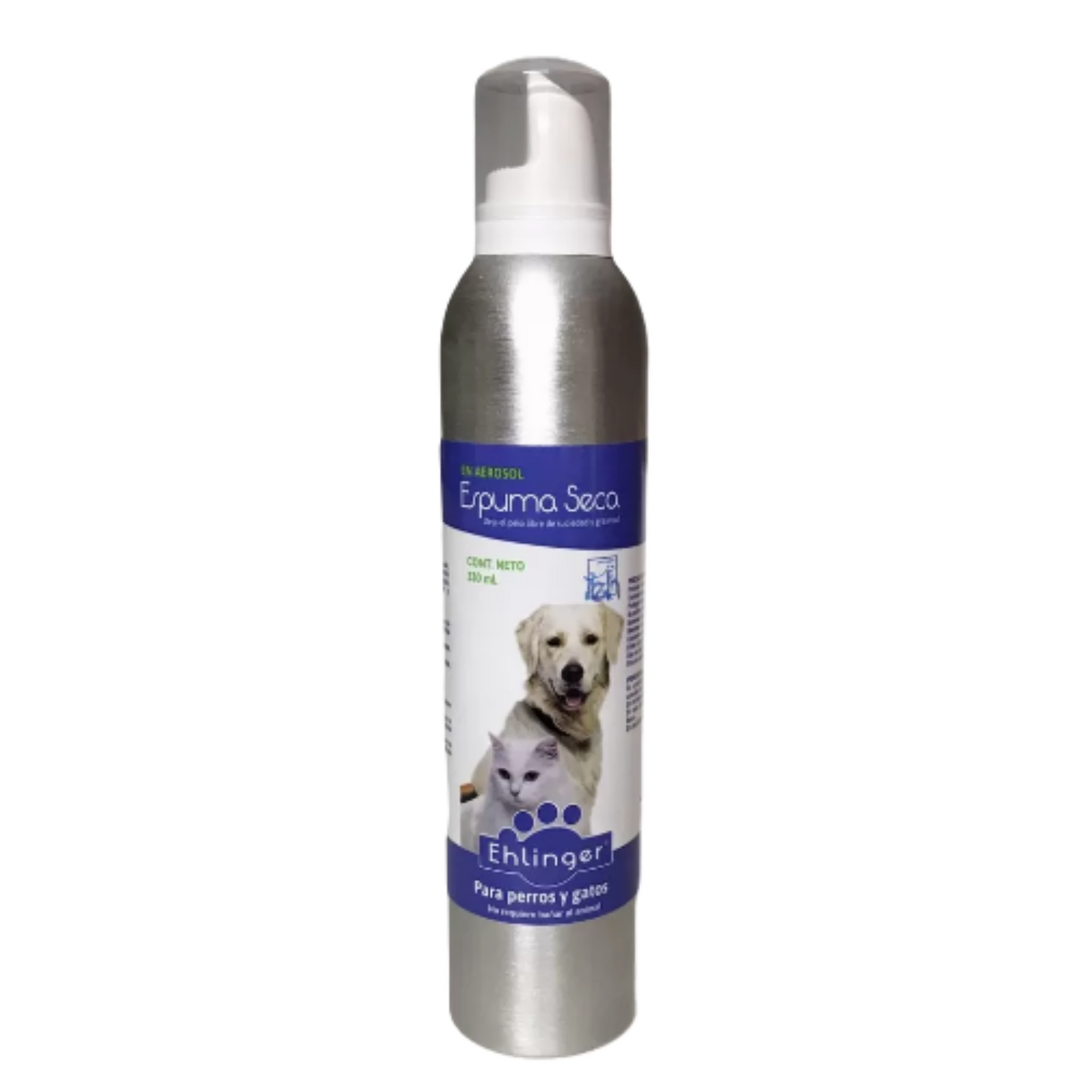 Espuma Seca para  Perros y Gatos Ehlinger 330ML