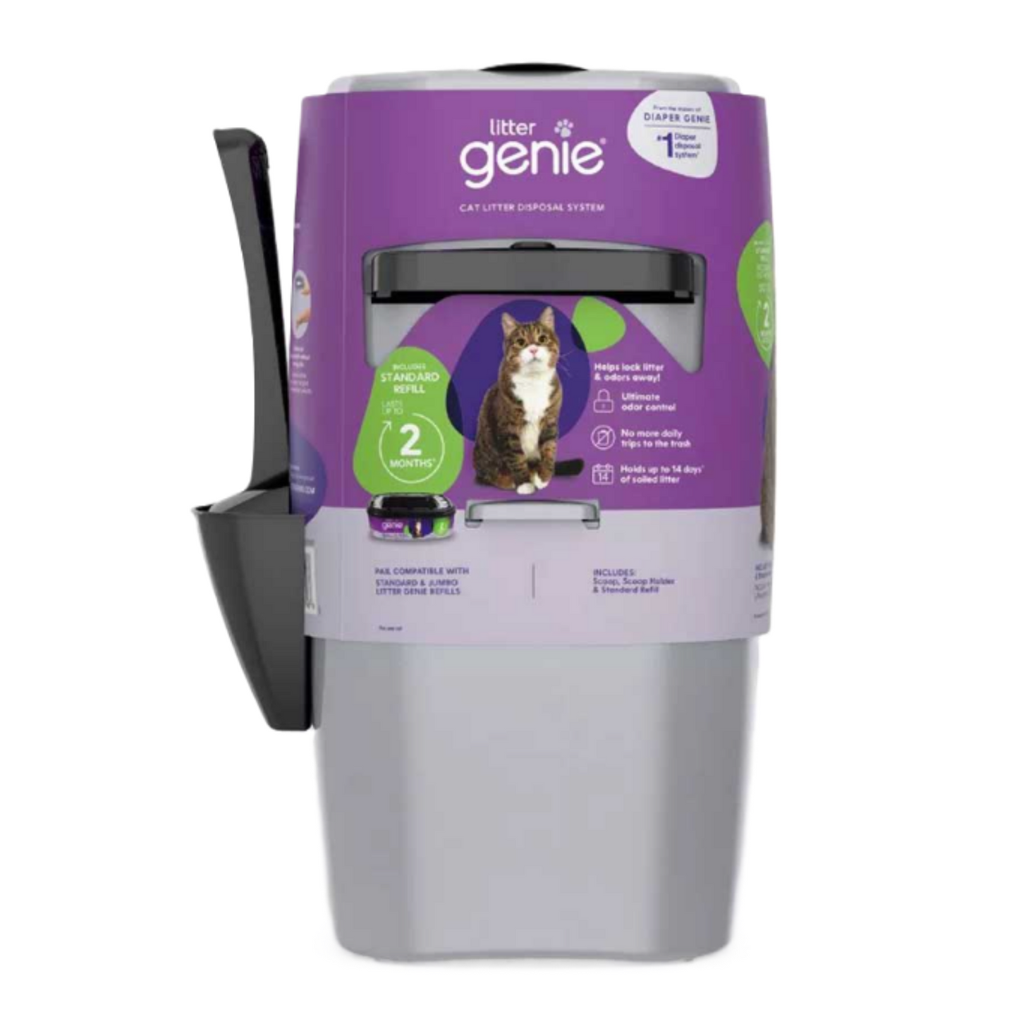 Papelera Inteligente para Arena de Gato Litter Genie Pail