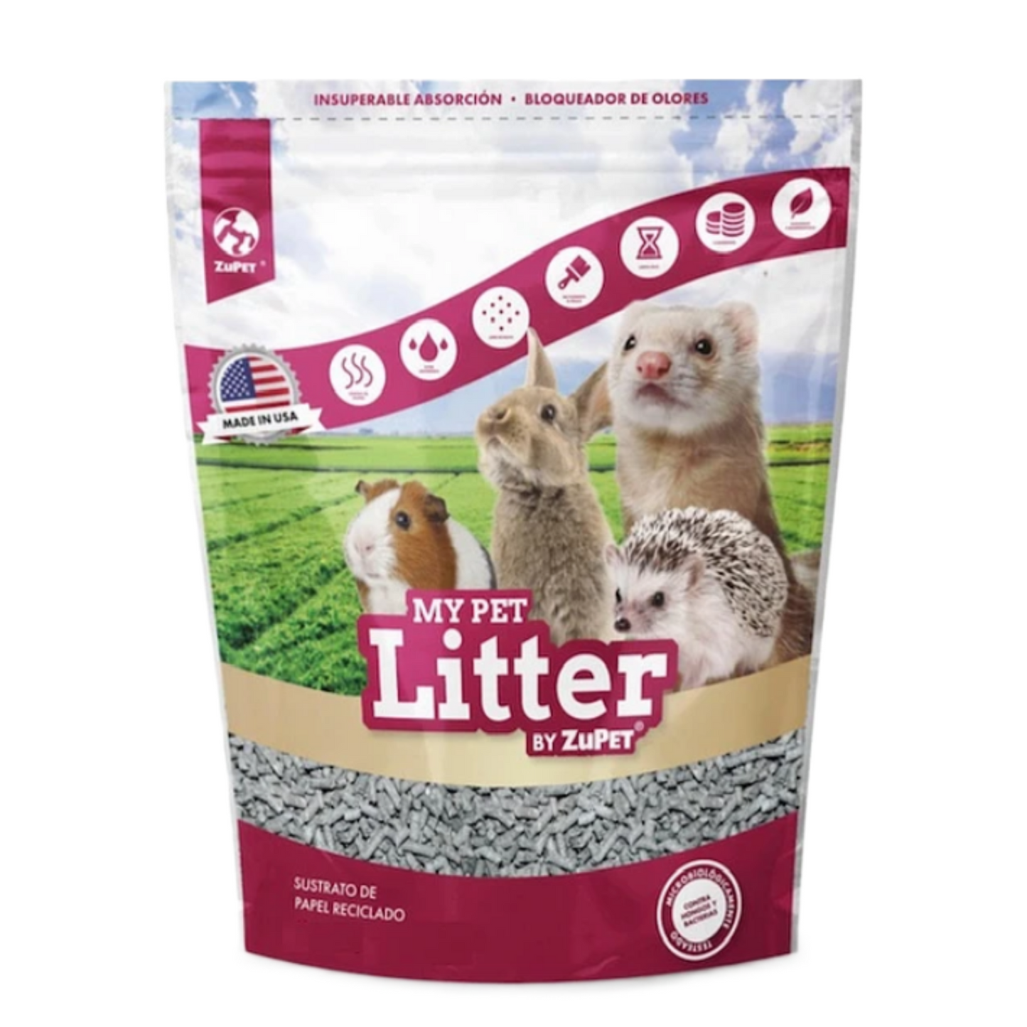 Sustrato de papel My Pet Litter 4 LT