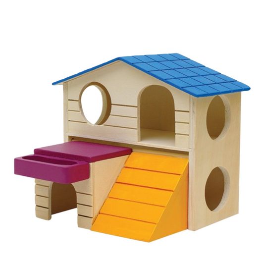 Casa de Madera para Hamster Living World