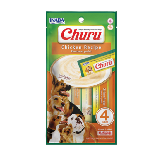 Churu para Perros de Pollo  (contiene 4 tubitos)