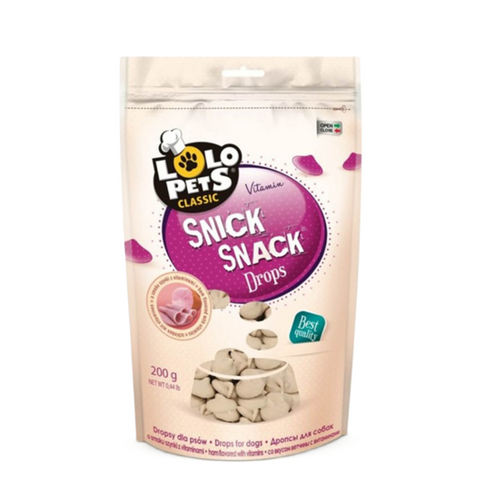 Snacks para perros Drops de Jamon Lolo Pets 75gr