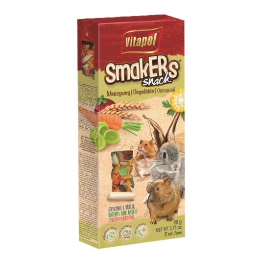 Snack para Roedores ( Mezcla de Vegetales ) Smakers Vitapol 90 Gr